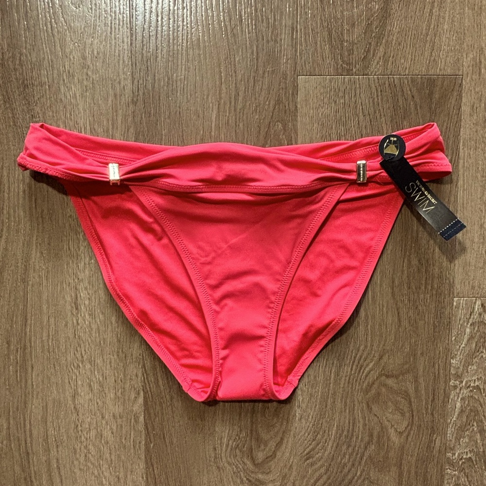 NWT Victoria’s Secret Coral Pink Bikini Bottom, Size Medium